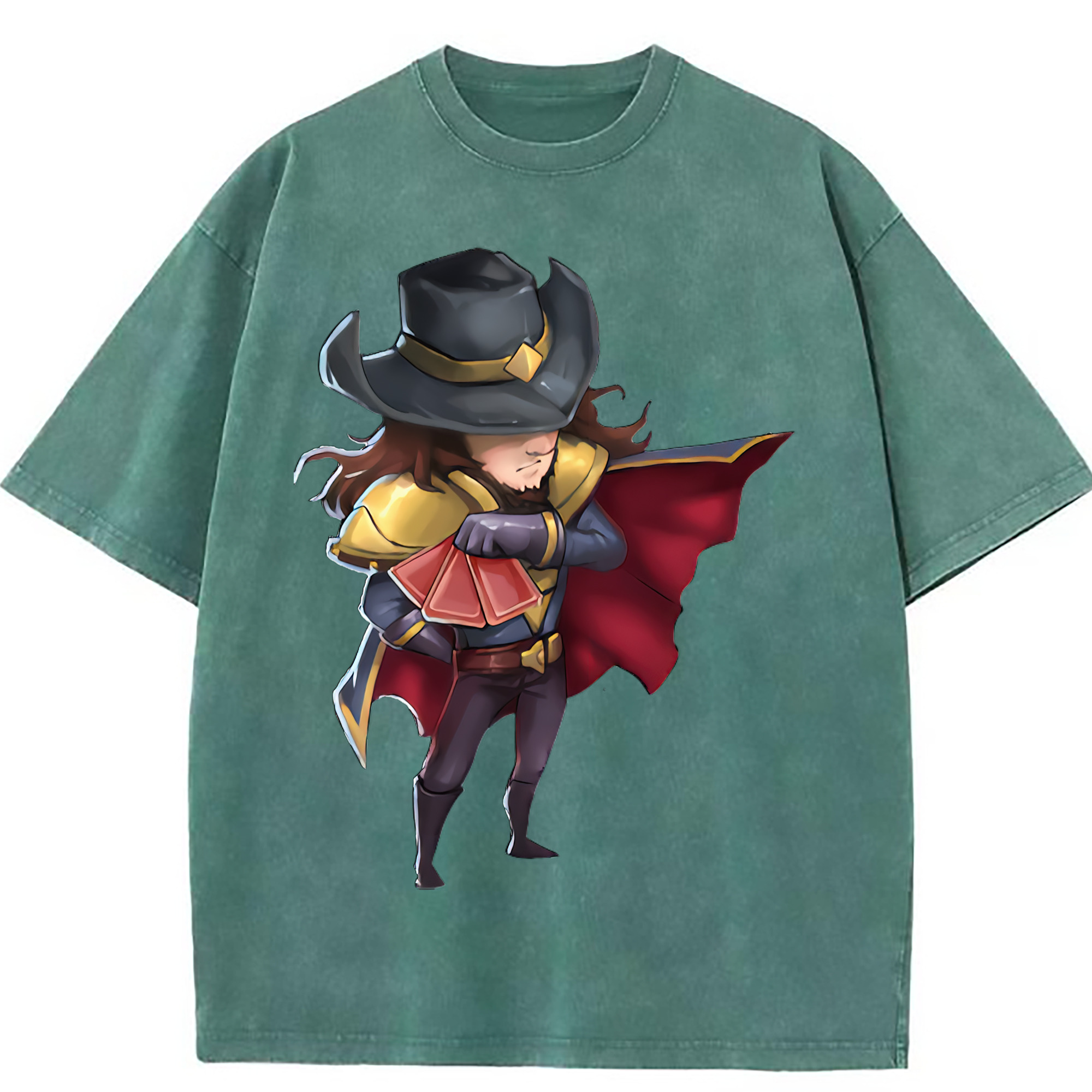 （画像用） リーグ・オブ・レジェンド League of Legends LOL 綿100% ヴィンテージ風 半袖Tシャツ（フロントプリント）